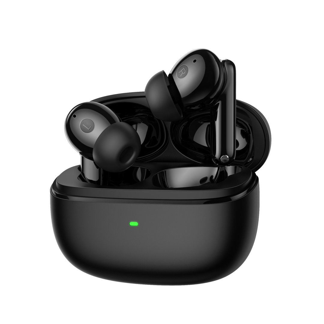 Casti In-ear HATOR Hyperpunk Truepods Hybrid ANC, Wireless, noise-canceling, Negru