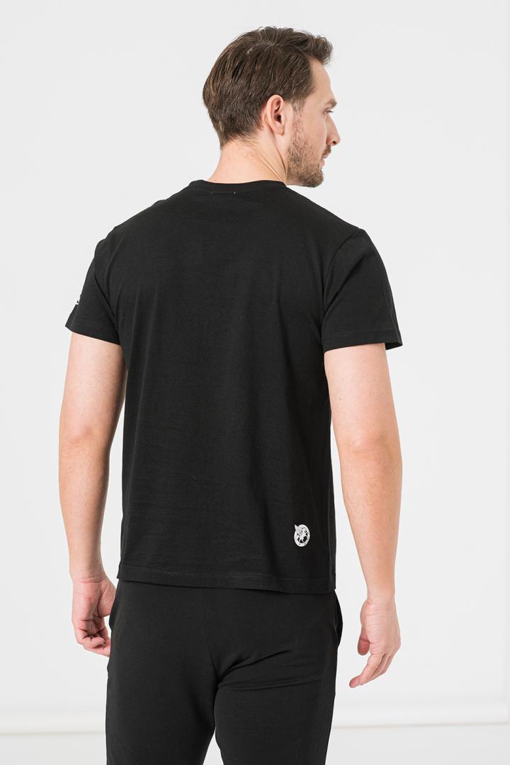 TRICOU CASUAL MANA BICICLETA BARBATI BLACK-L - imagine 4