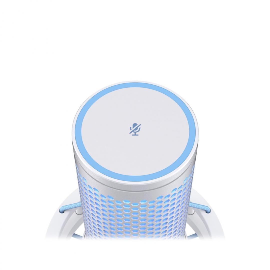 Microfon HyperX QuadCast 2 Frost, tip Condenser, USB, LED backlight, - imagine 6