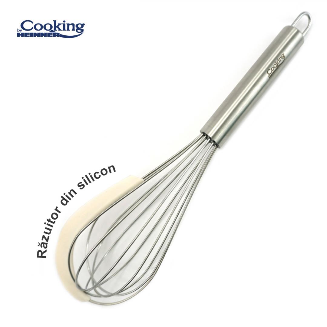 TEL INOX CU RAZUITOR DIN SILICON 23 CM, TEYA - imagine 9