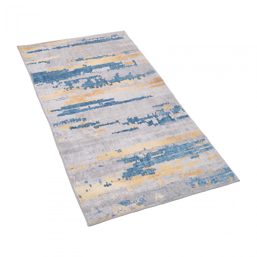 Covor printat, LUNA 70x140 cm, lavabil cu spate antialunecare, inaltime - imagine 3
