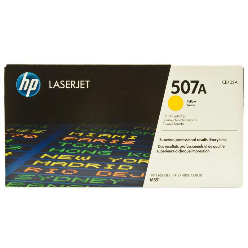Toner HP 507A, Yellow