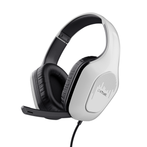 Casti Gaming Head-band Trust GXT 415W Zirox, Wired, Alb