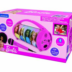 BOXA CU MICROFON SI LUMINI, BARBIE