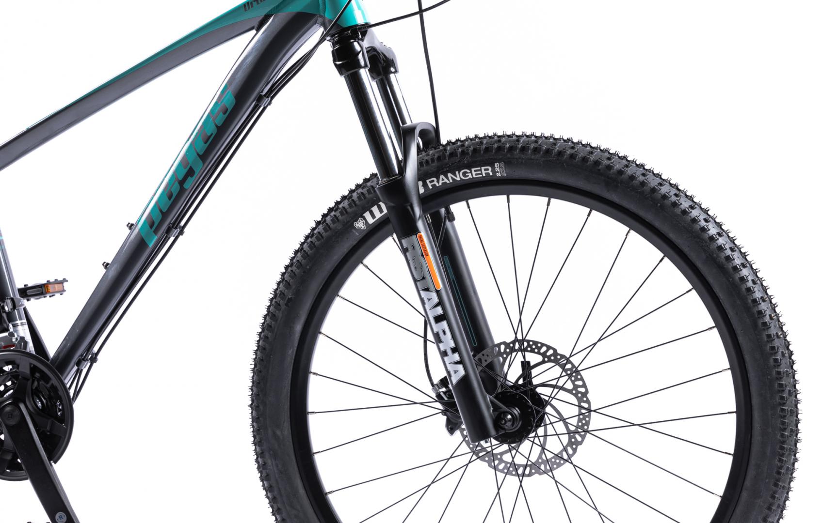 Bicicleta MTB Pegas DRUMET XS 27.5'' GRI TURCOAZ - imagine 3