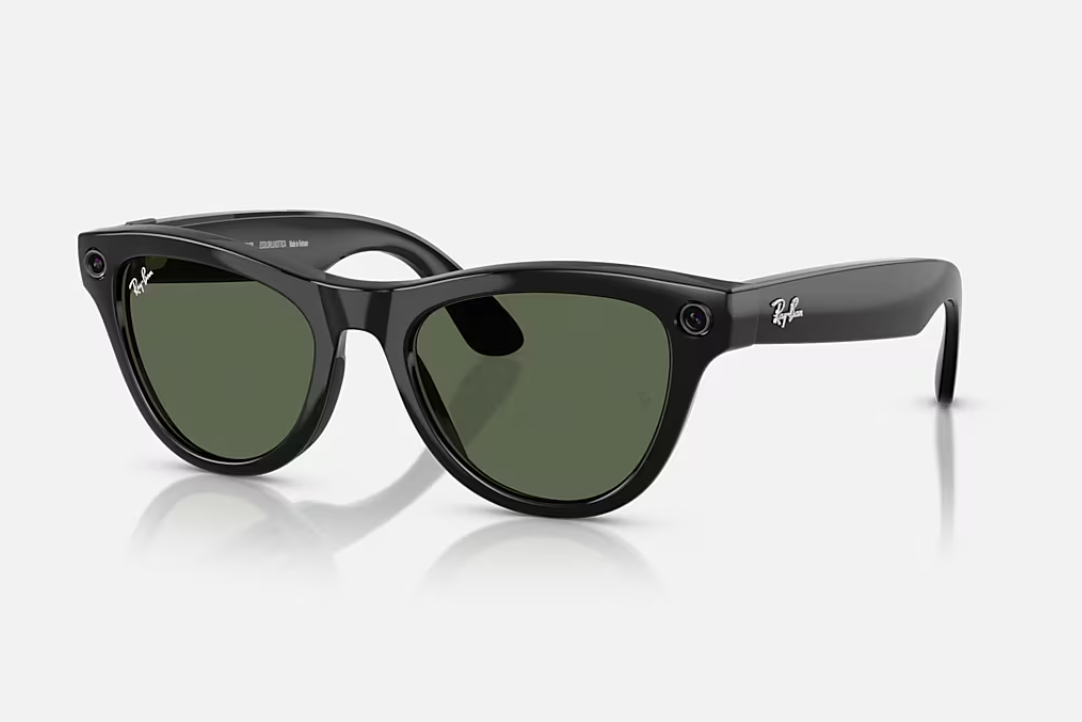Ray-Ban Meta Skyler Gen 1 High Bridge Fit Shiny Black - imagine 5