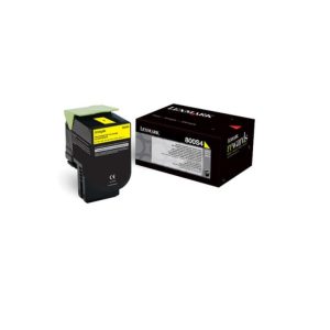 Toner Lexmark 80C0S40, Yellow