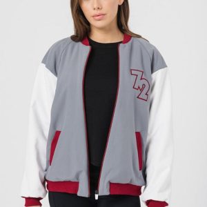 W JACHETA BOMBER GRI GRENA XS