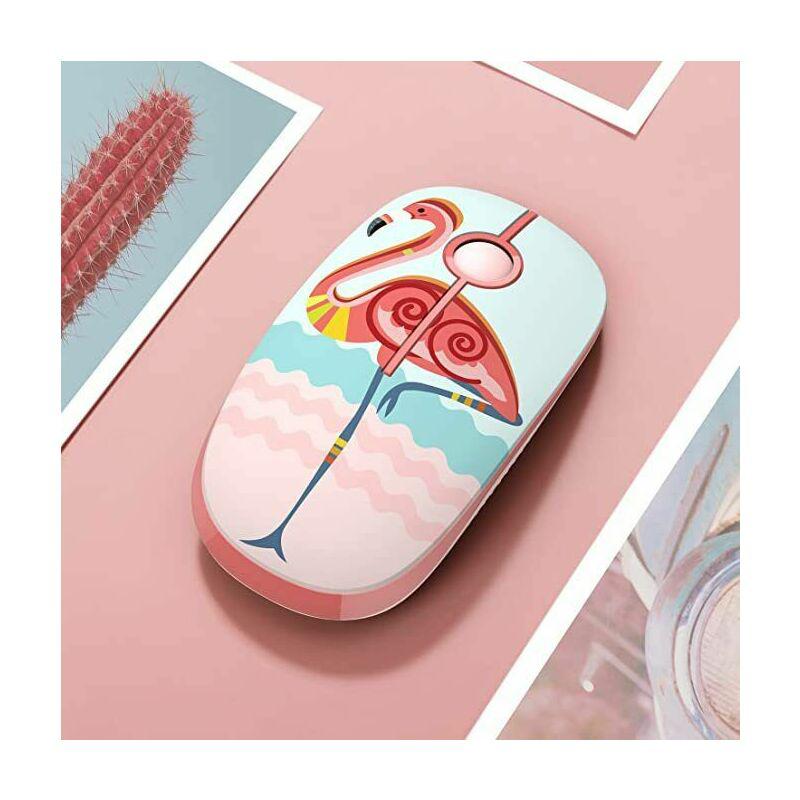 Mouse Gaming Wireless TELLUR Flamingo, 16000 DPI, roz - imagine 3