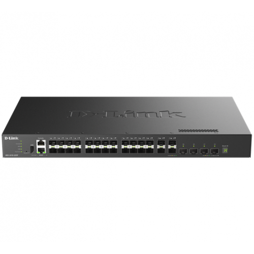 Switch DLink DXS-3410-32SY, 28x 10G SFP+, 4x 10/25G SFP28, 100/1000/2500/5000/10000 - imagine 3