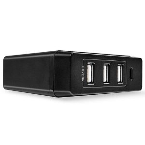 Hub USB LINDY 4 Port USB Type C and A