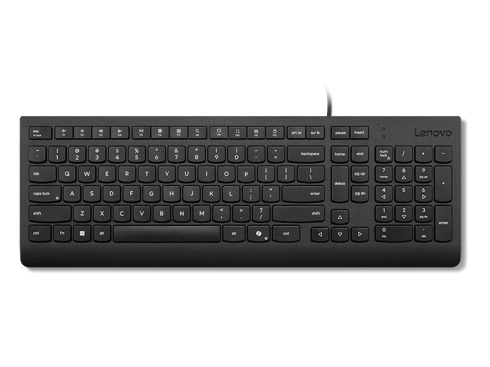 Tastatura Lenovo Essential, USB, Negru