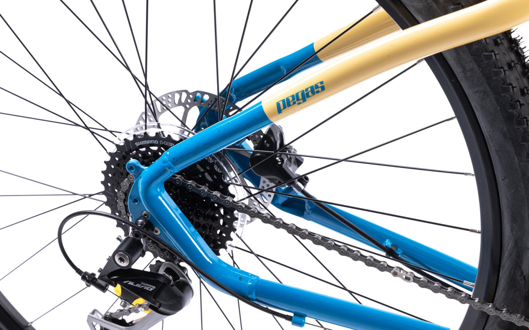 Bicicleta MTB Pegas DRUMET M 29'' GALBEN LAGUNA - ALBASTRU - imagine 9