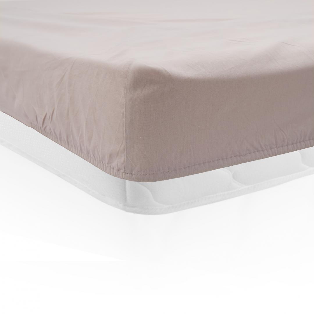 CEARCEAF PAT CU ELASTIC 180X200 CM CREM