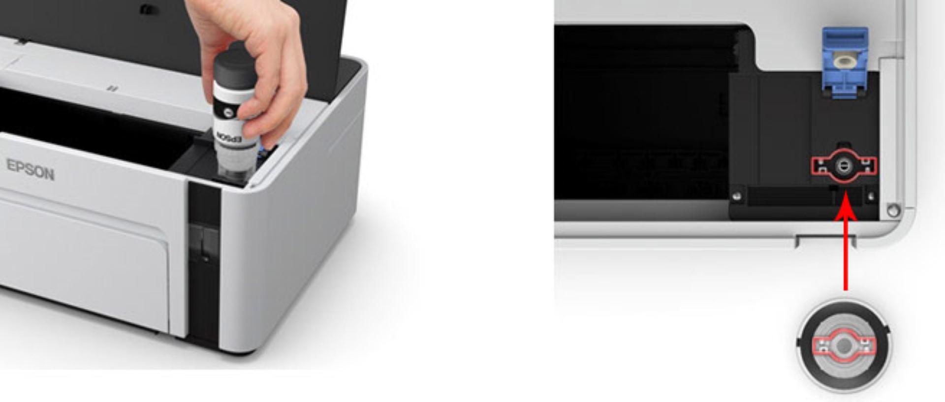 Imprimanta inkjet Epson M1100, CISS, A4 Monocrom, format A4, USB - imagine 4
