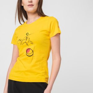 TSHIRT CASUAL F CAL PEGAS YELLOW-L