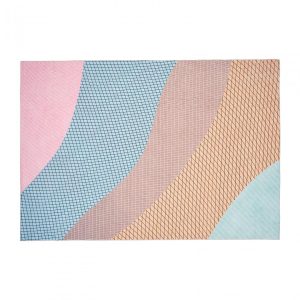 Covor printat, RAINBOW 160x230 cm, lavabil cu spate antialunecare,