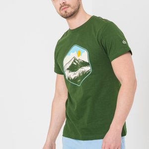 TRICOU CASUAL MOLDOVEANU BARBATI BOTTLE GREEN-M