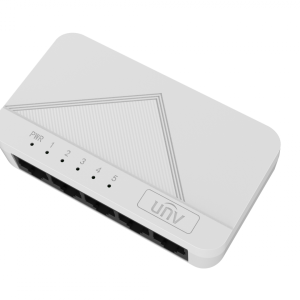 Switch Uniview NSW1010-5GT-IN; Porturi:5x 10/100/1000Mbps port (RJ45); Alimentare: AC 100