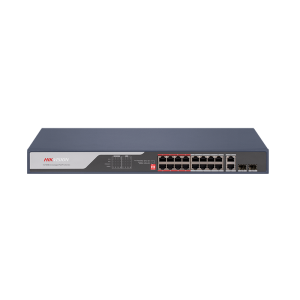 16 Port Fast Ethernet Unmanaged POE Switch Hikvision DS-3E0318P-E(C) Intelligent