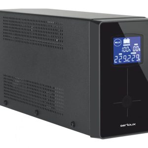 UPS Serioux Line Interactive 2000LI, ecran LCD, capacitate 2000VA/1200W, 4