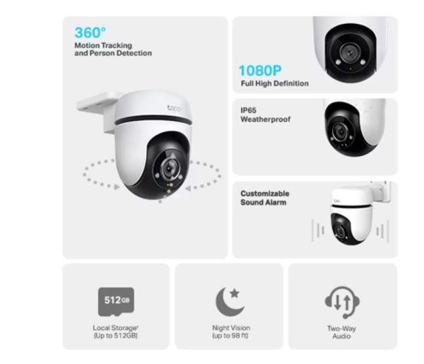 Camera Supraveghere WIFI Tp-link, wireless Tapo C500, Senzor 1/3", , - imagine 3