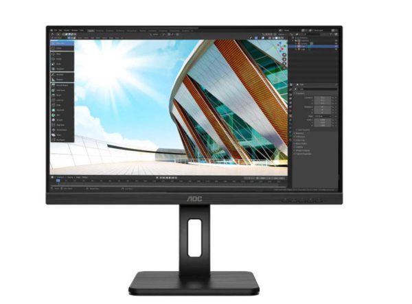 Monitor Consumer AOC Q24P2Q, 23.8", 2560 x 1440 pixeli, Black,