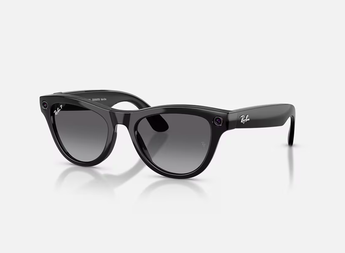 RayBan Meta SKYLER High Bridge Fit - Shinny Black -