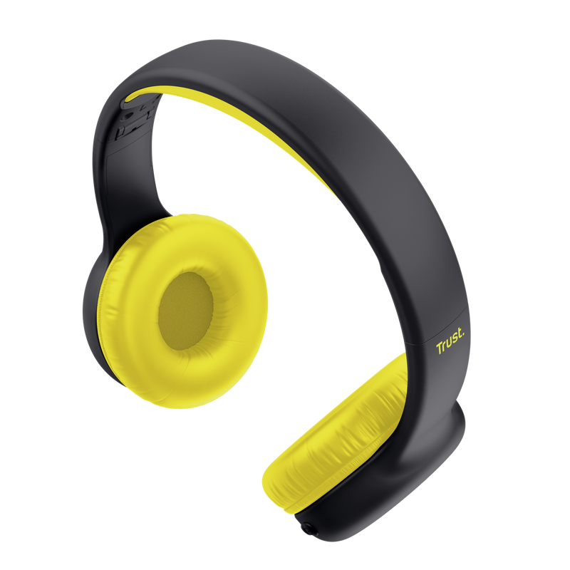 Casti Head-band Trust Nouna, Wireless/Wired, Negru - imagine 4