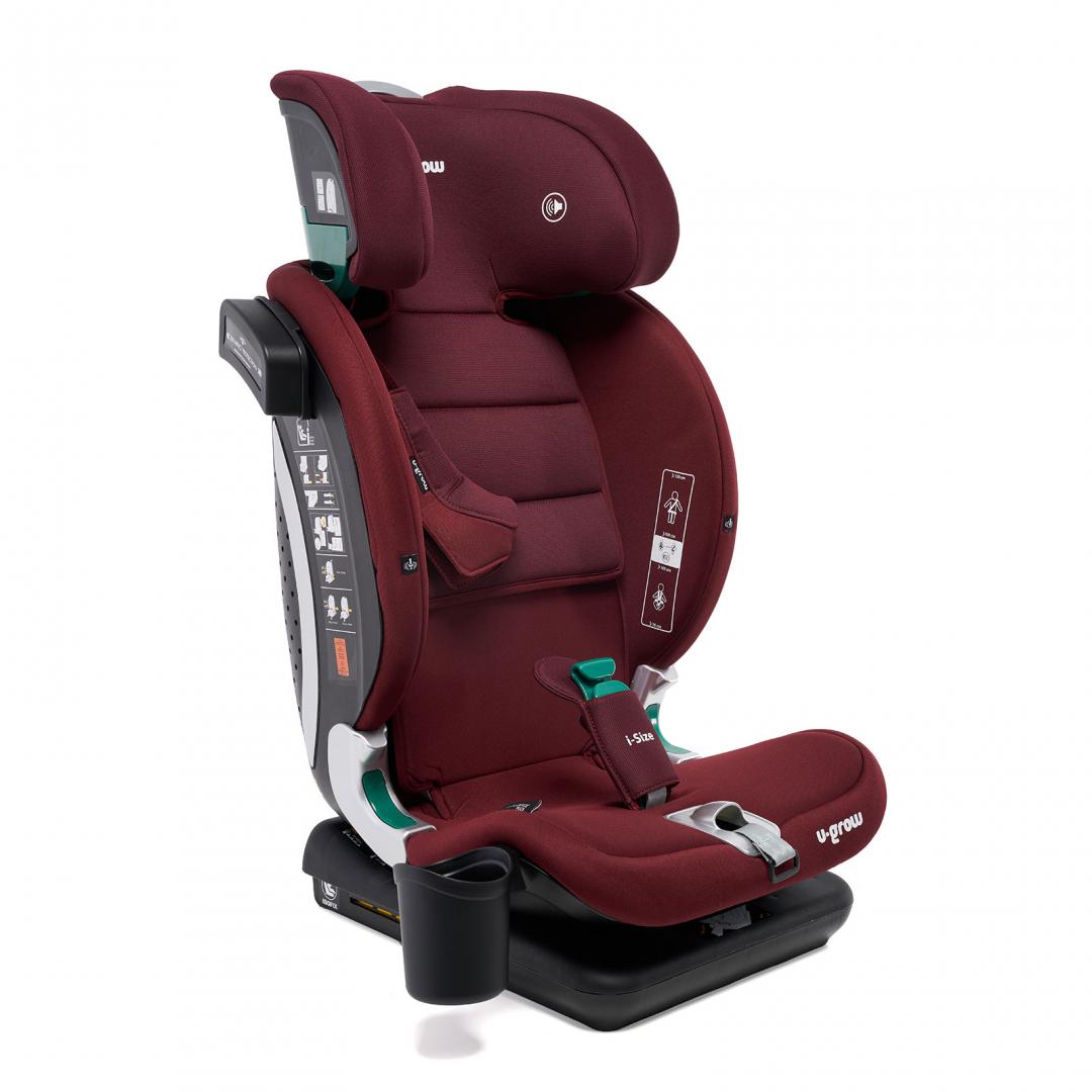 Scaun auto I-size U-Grow Goldfix Plus, isofix, 76-150 cm (9-36 - imagine 4