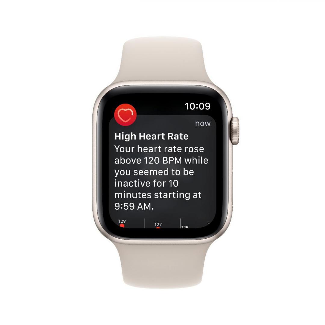 Apple Watch SE GPS + Cellular 40mm Starlight Aluminium Case - imagine 5