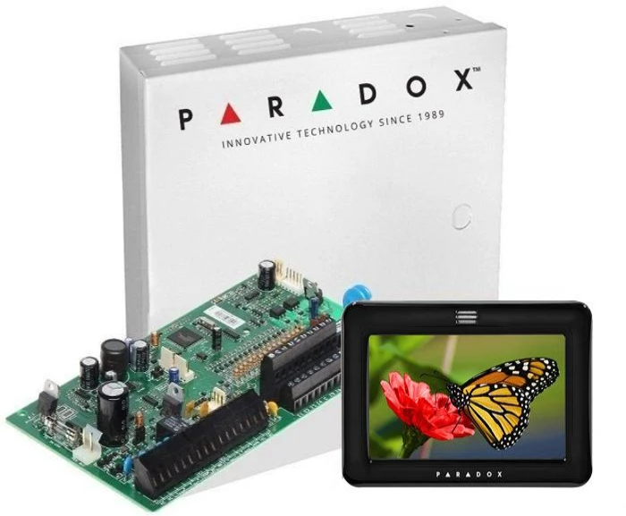 Centrala Paradox SP7000; 16 intrări de zonă sau 32 cu