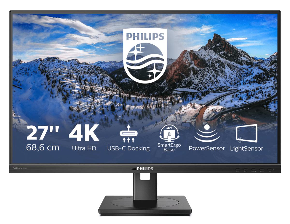 Monitor Consumer Philips 279P1/00, 27", 3840 x 2160 pixeli, Black,