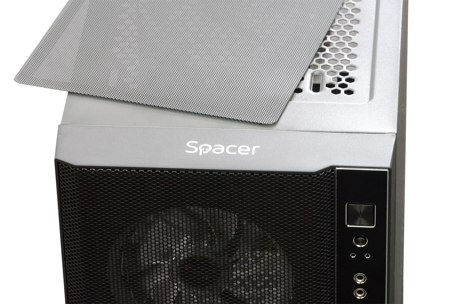 Carcasa SPACER SPCS-GC-RAINBOW, RGB, Mid Tower, Black - imagine 9