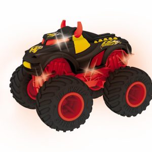 MASINA CU LUMINI SI SUNETE, REV TREDZ ROSU, HOT WHEELS