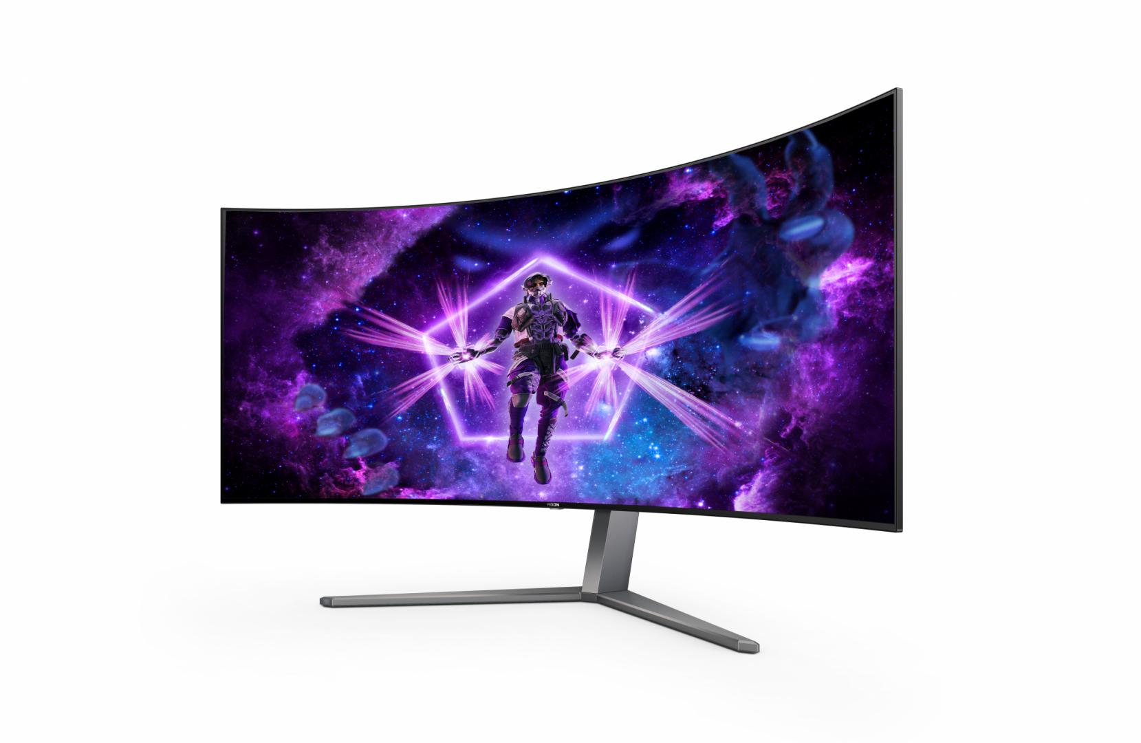 Monitor Gaming AOC AG456UCZD, 44.5", 3440 x 1440 pixeli, Black, - imagine 5