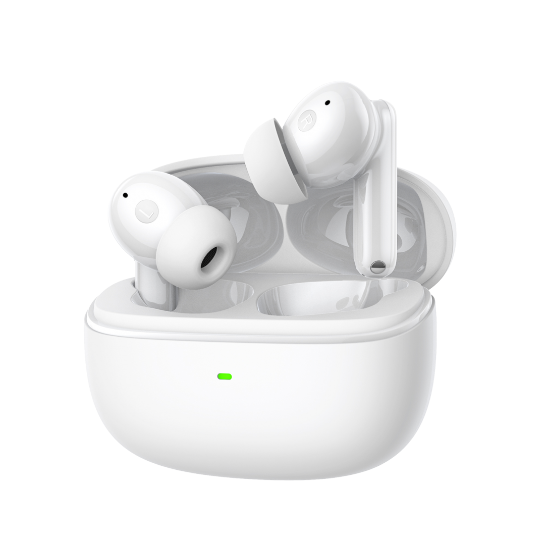 Casti In-ear HATOR Hyperpunk Truepods Hybrid ANC, Wireless, noise-canceling, Alb