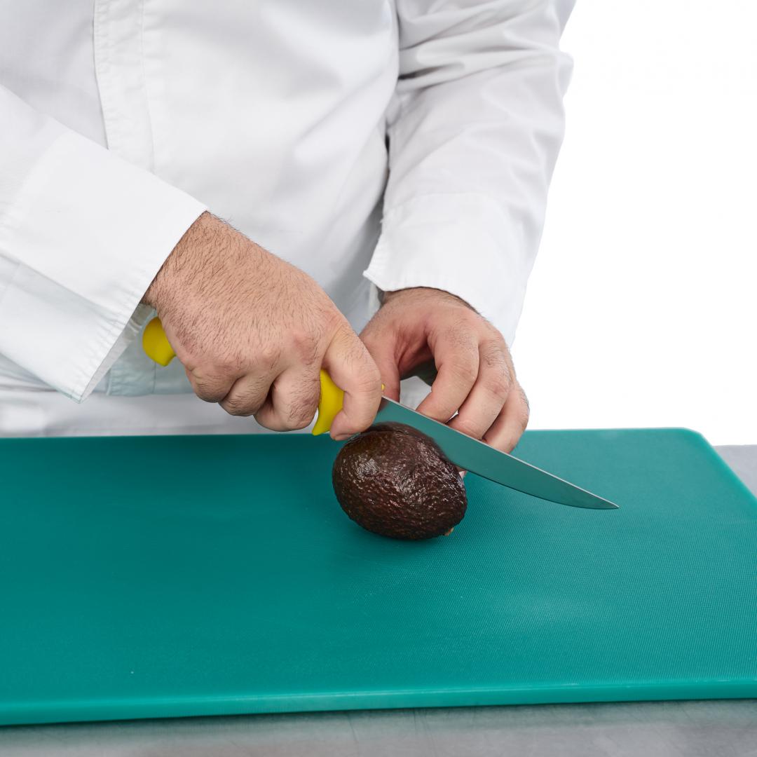 CUTIT DEZOSAT PROFESIONAL 18 CM, GALBEN, CHEF LINE, COOKING BY - imagine 7