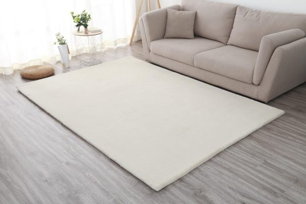 Covor Heinner Shaggy soft blanita Crem 50x90 cm - imagine 3