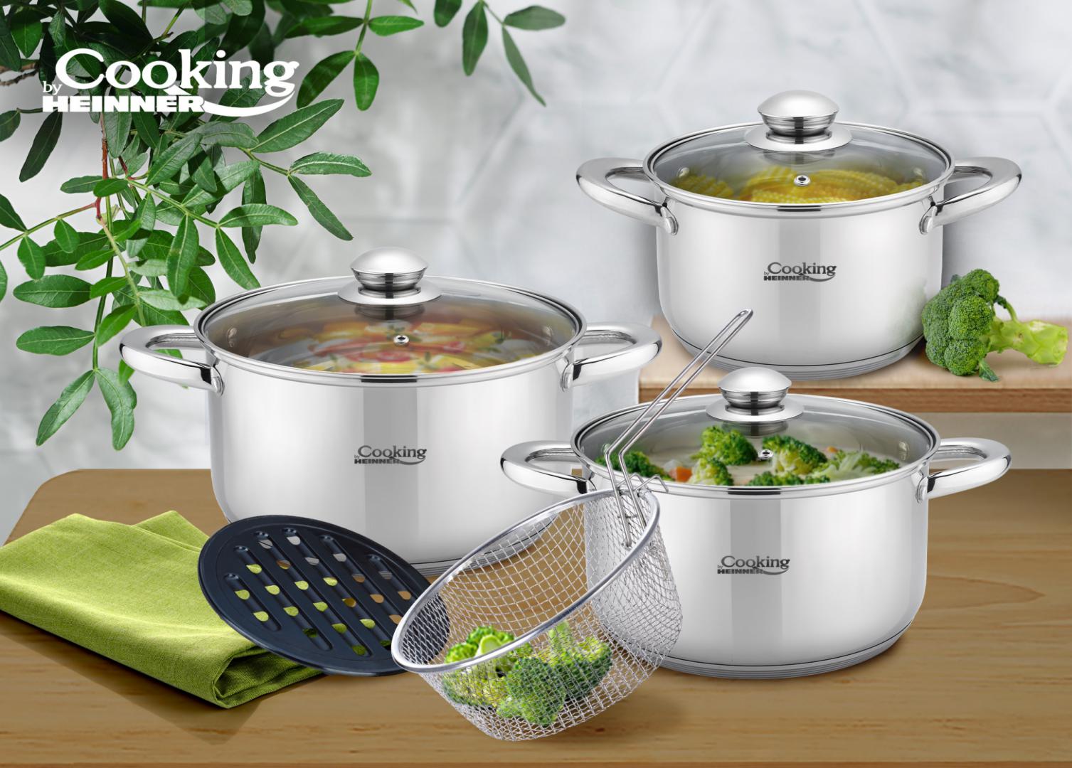 SET GATIT DIN INOX 8 PIESE, VICTORIA, COOKING BY HEINNER - imagine 4