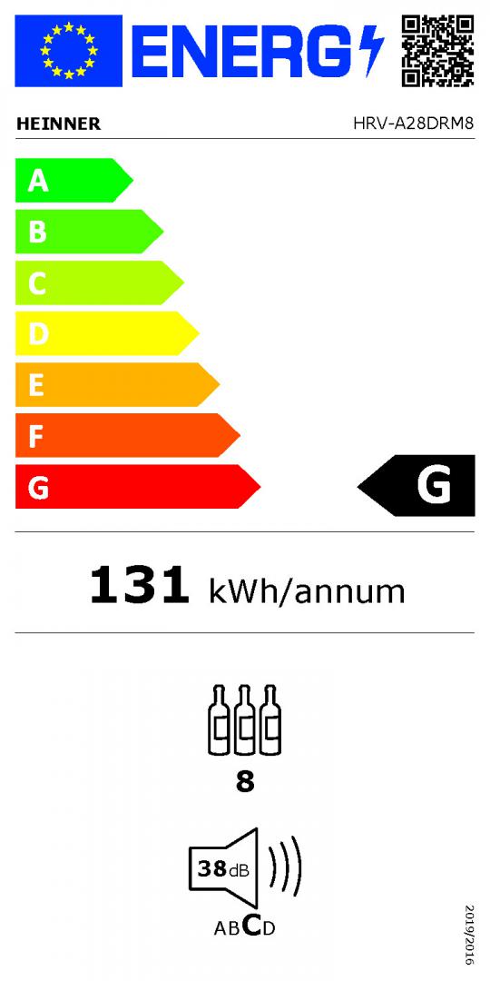 RACITOR DE VINURI HEINNER HRV-A28DRM8 - imagine 3