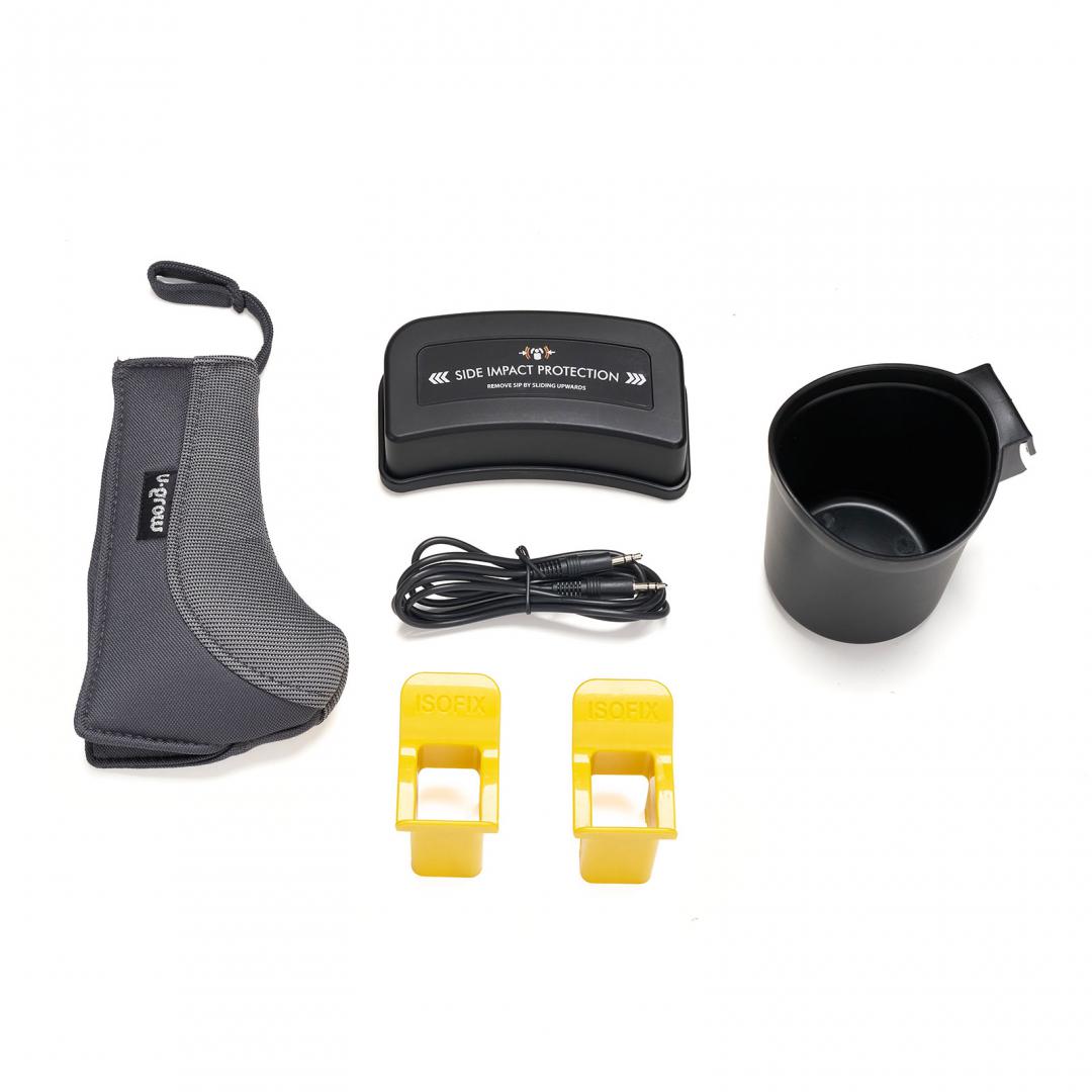 Scaun auto I-size U-Grow Goldfix Plus, isofix, 76-150 cm (9-36 - imagine 7