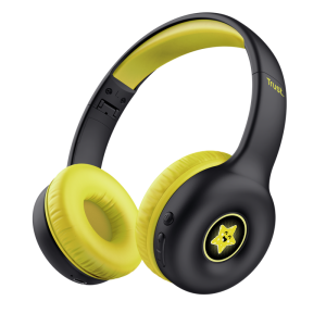 Casti Head-band Trust Nouna, Wireless/Wired, Negru