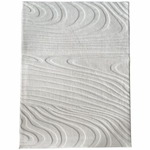 Covor, model in relief,Wave,120x160 Crem