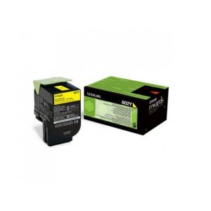 Toner Lexmark 802YE, Yellow