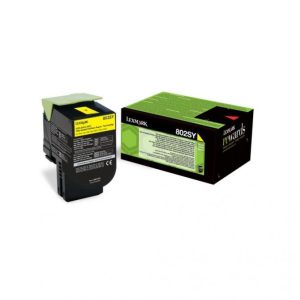 Toner Lexmark 80C2SY0, Yellow