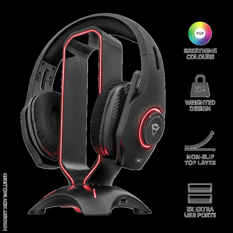 Casti Gaming Head-band Trust GXT 265 Cintar, Wired, Negru