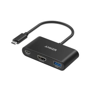 Docking station ANKER PowerExpand, USB Type-C, 100W, Gri, 2 ani