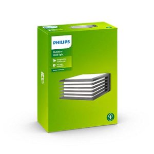 Aplica pentru exterior Philips Shades, 1xE27, max 42W, IP44, 170x171x82mm,