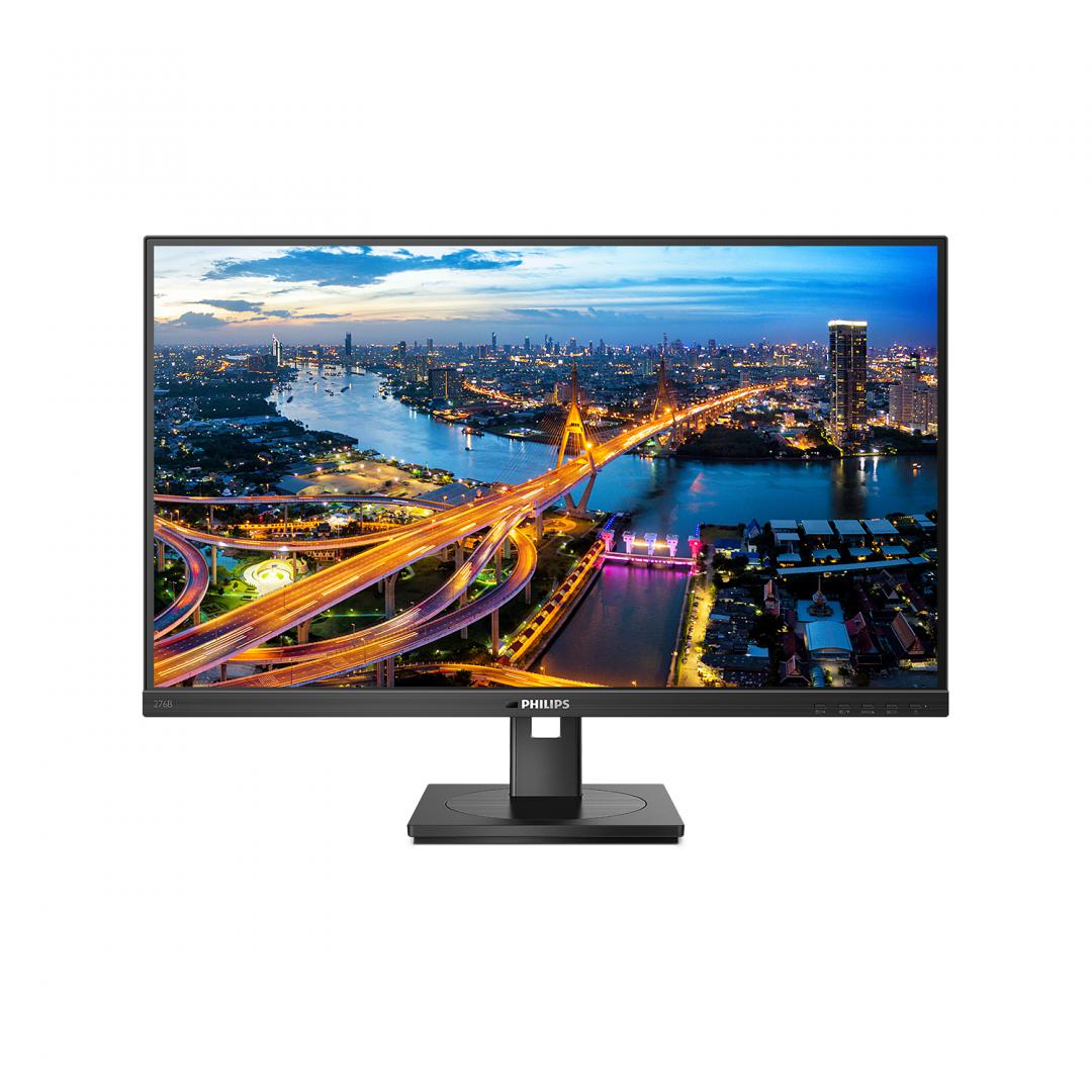 Monitor Consumer Philips 276B1/00, 27", 2560 x 1440 pixeli, Black, - imagine 3